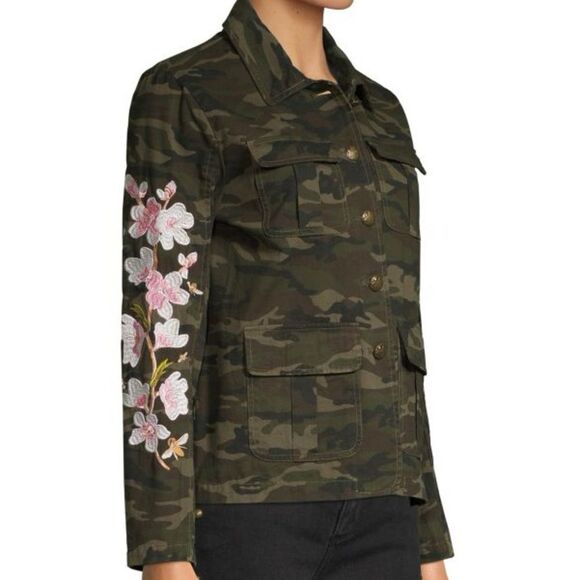 Driftwood Sundance Camouflage Floral-Embroidered Jacket Size Small - Picture 3 of 11